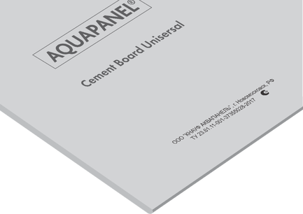 AQUAPANEL® Cement Board Universal 8 mm